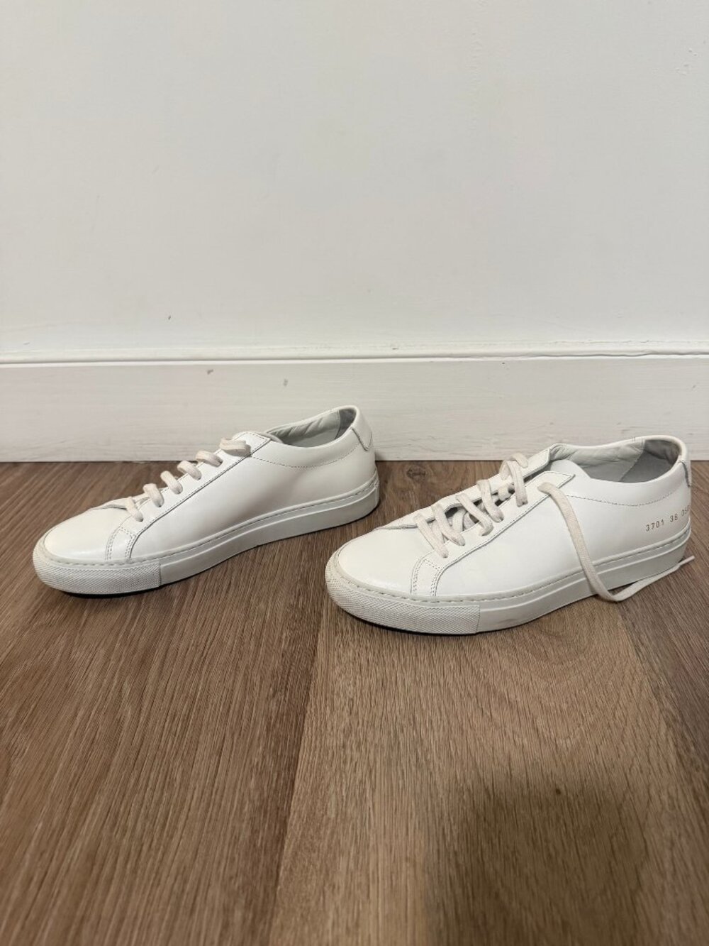 Common Projects Achilles Low White Leather Sneakers 38